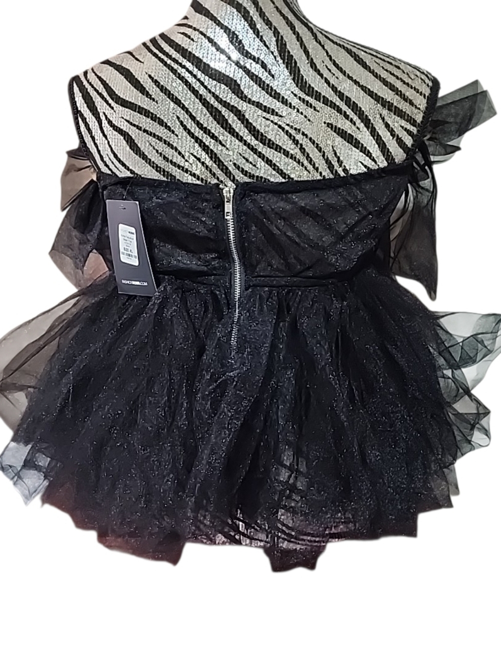Fashion Nova Extra Fabulous Mesh Tulu Top. Brand New With Tags. Size Xl - Picture 4 of 7